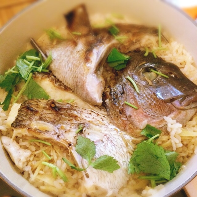 ルクルーゼでつくる鯛めし レシピ 作り方 By サミー4903 楽天レシピ