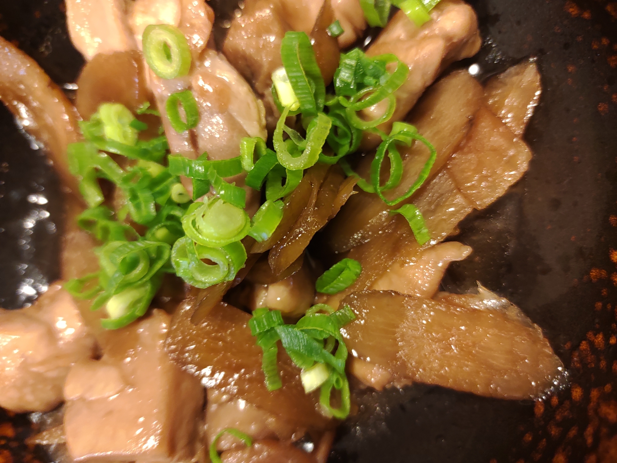 鶏もも肉と新ごぼうのあっさり煮込み