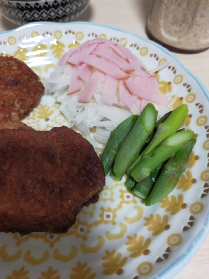 夕食の一皿に添えて♪美味しくいただきました★