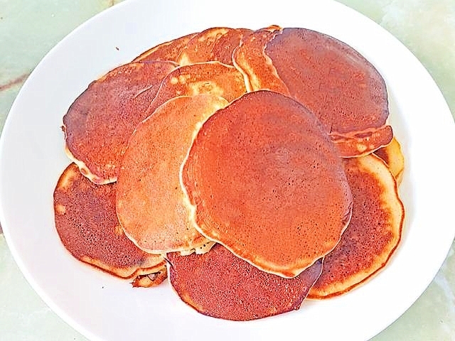 ホットケーキ?メープル&レモンのドロップスコーン♪