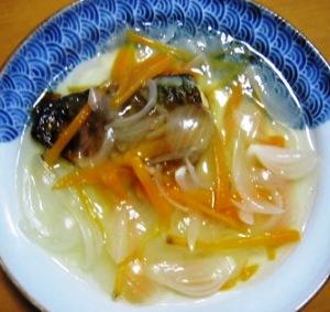 残り野菜で作る☆サバの野菜あんかけ