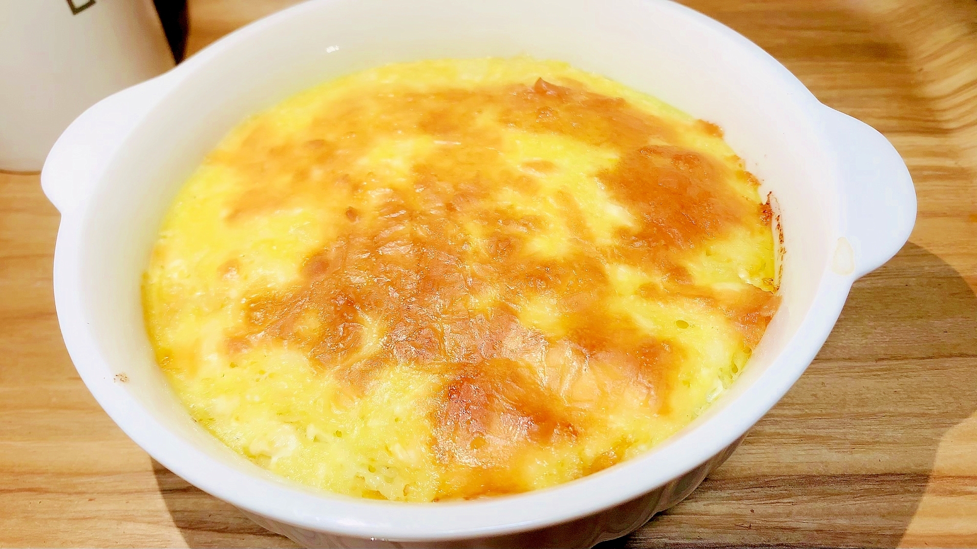 豆腐と長芋の肉味噌チーズ焼き