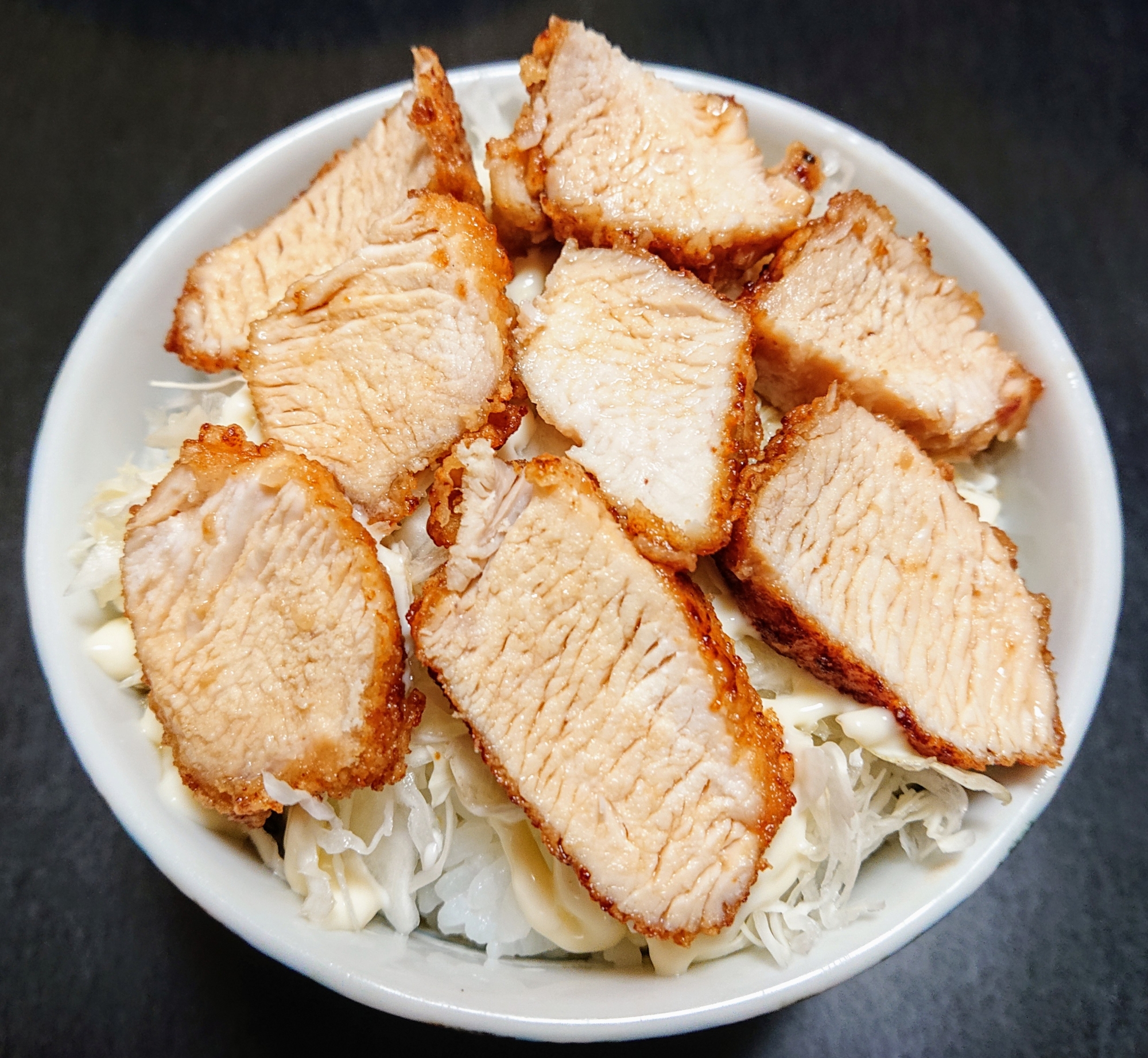 酸っぱ美味しい唐揚げのっけ丼