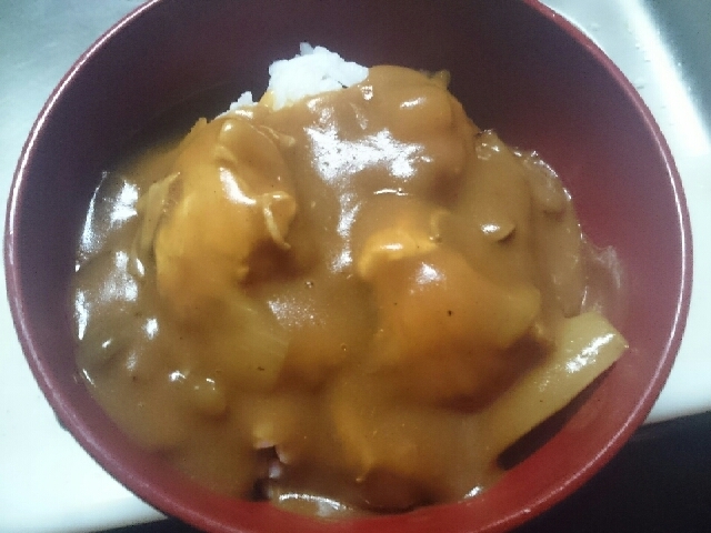 赤ワインとチョコレートのささみカレー