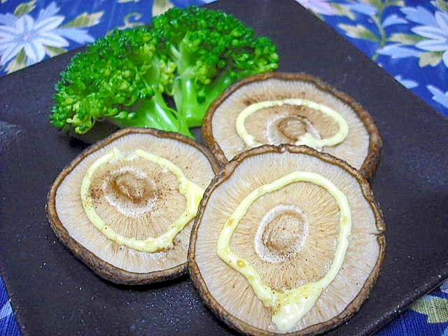 あと一品欲しいときに・・・椎茸のマヨ焼き