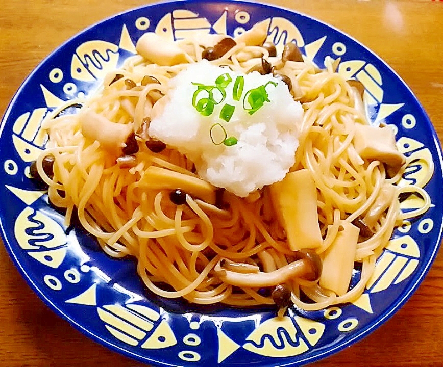 和風きのこおろしパスタ