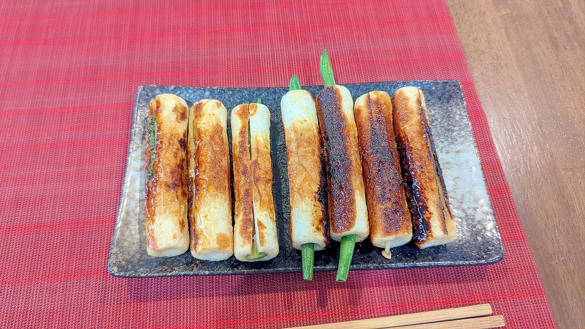 野菜inちくわの甘辛焼き