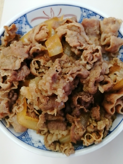 ぱぱっと作れる牛丼の具