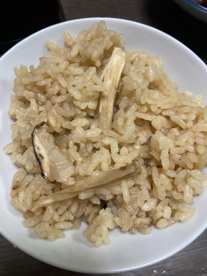 カナダ産でお手軽！松茸ごはん