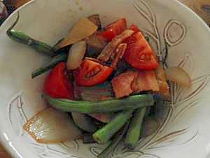 炒め野菜の温サラダ