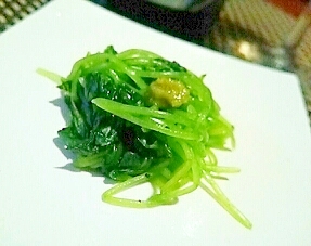 あっさり美味しい、三つ葉の即席漬け