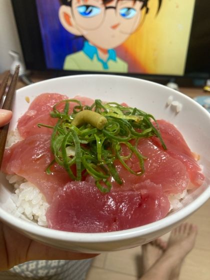 お手軽　焼津　ミナミマグロ丼