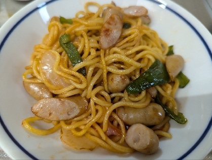 ５分！？ケチャ&ウスターで❤焼きそばアレンジ♪