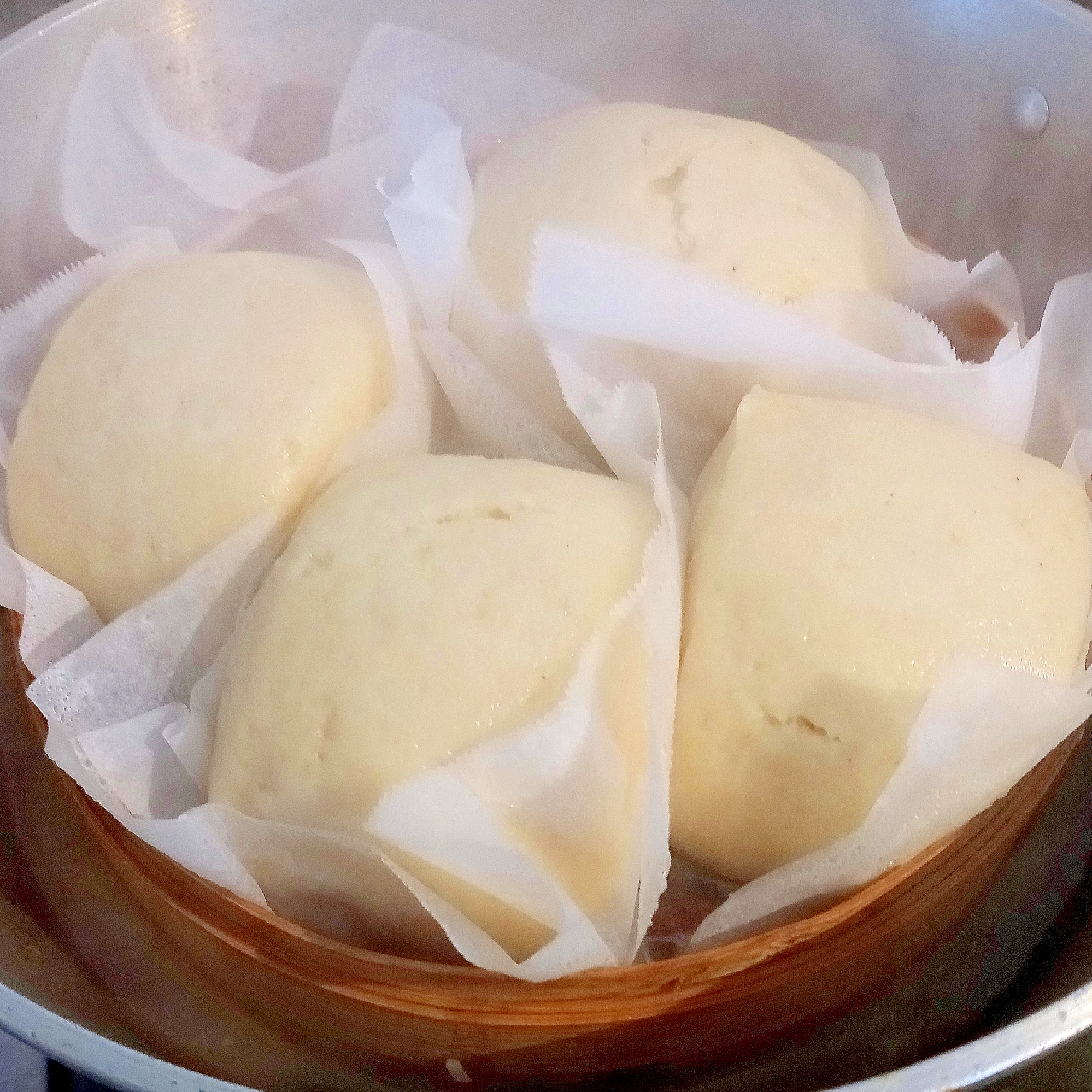 グルテンフリーの饅頭(マントウ)