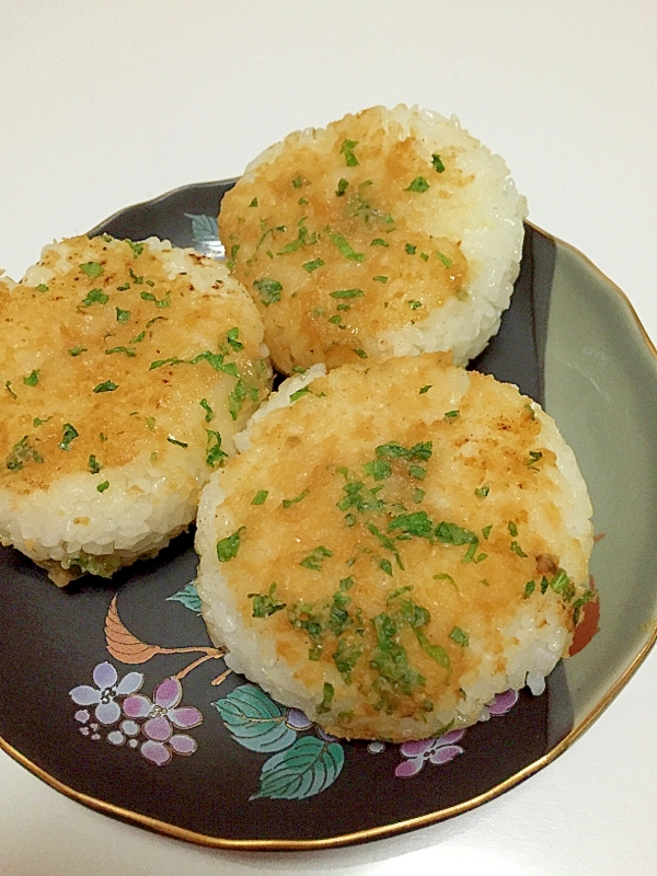 大葉味噌の焼きおにぎり♪