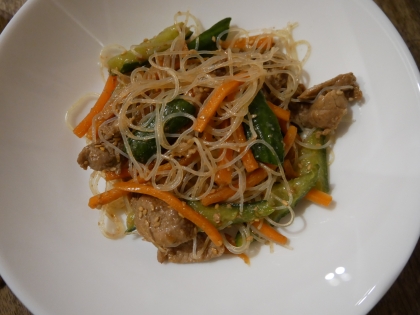 簡単★夕飯に！作り置き！豚肉でチャプチェ風