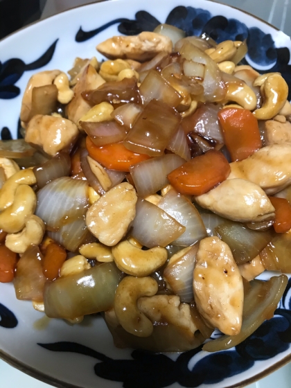 鶏肉のカシューナッツ炒め-簡単・男の料理