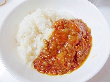 ひき肉とトマトのカレー