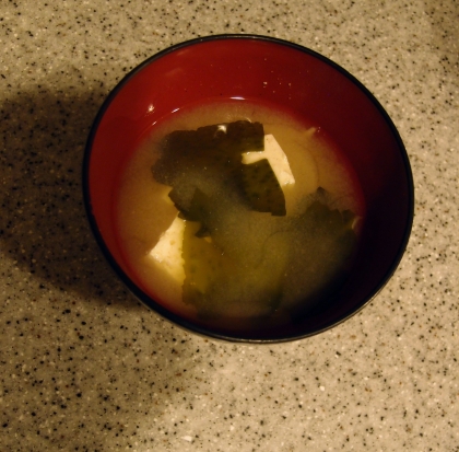 豆腐の味噌汁