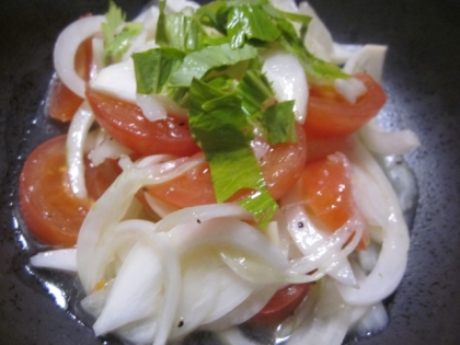大葉トマト♫玉子そうめん