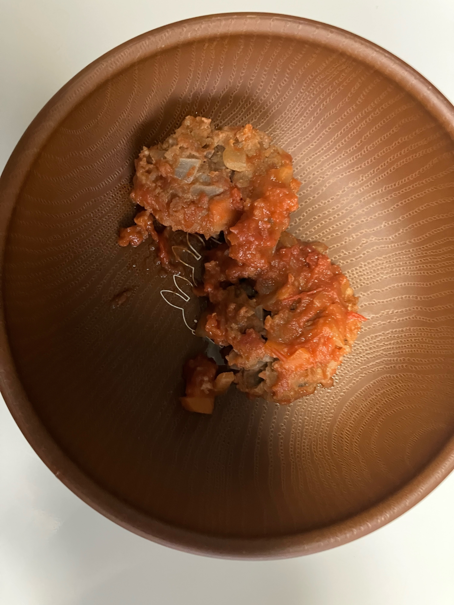 【離乳食】【完了期】簡単トマトの煮込みハンバーグ
