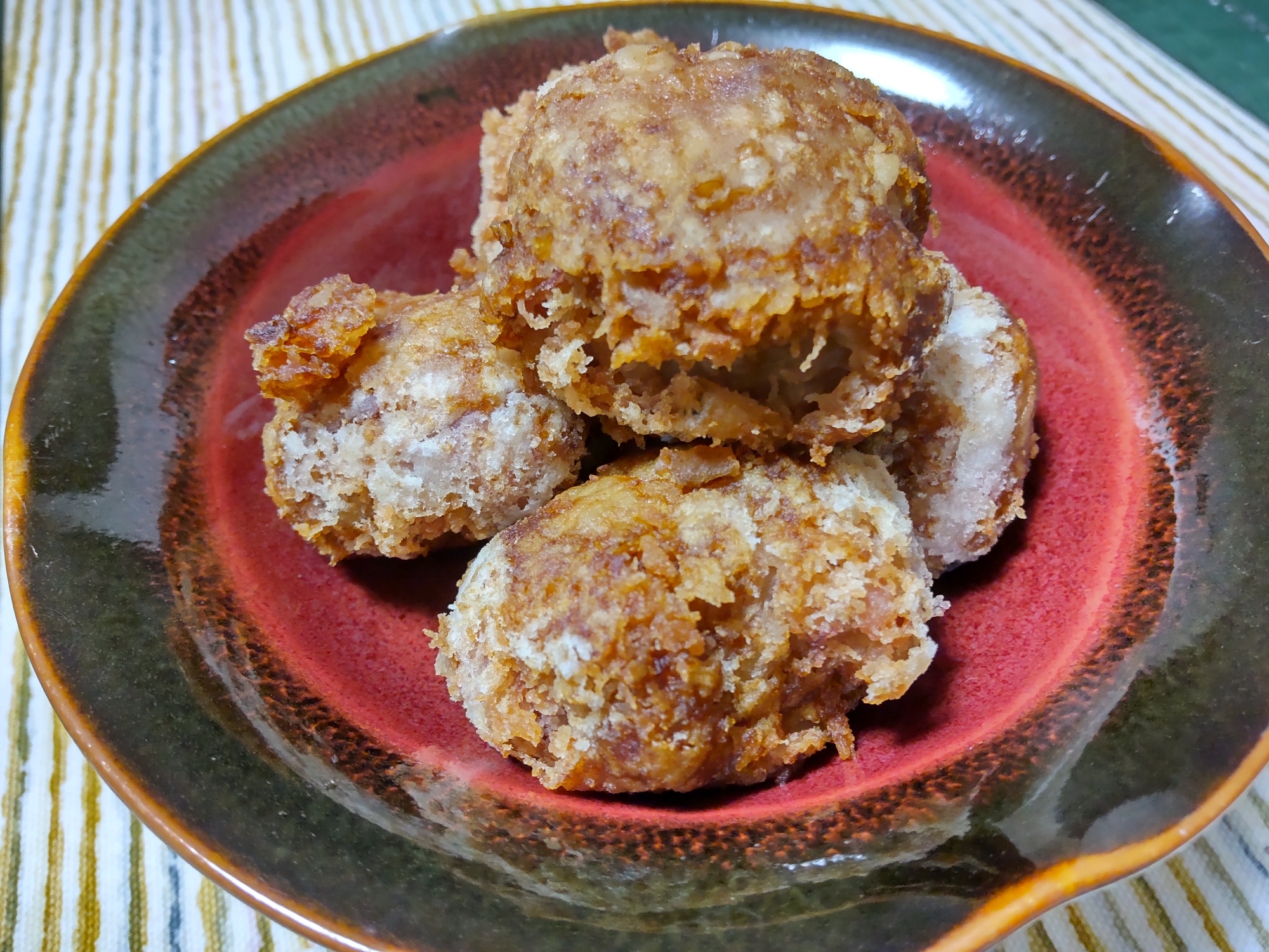 10分で！里芋とレンコンの揚げ団子