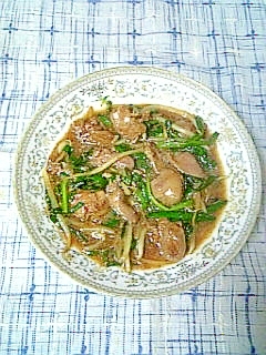 ☆鶏モツにらもやし炒め☆