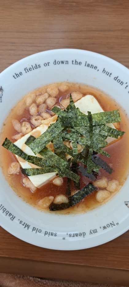 おつまみにもなる！たぬき豆腐
