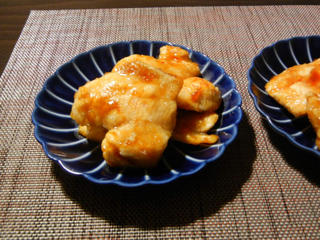 鶏の甘酢ニンニク焼き