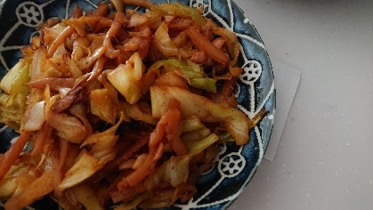 豚肉と野菜のしょうゆ炒め