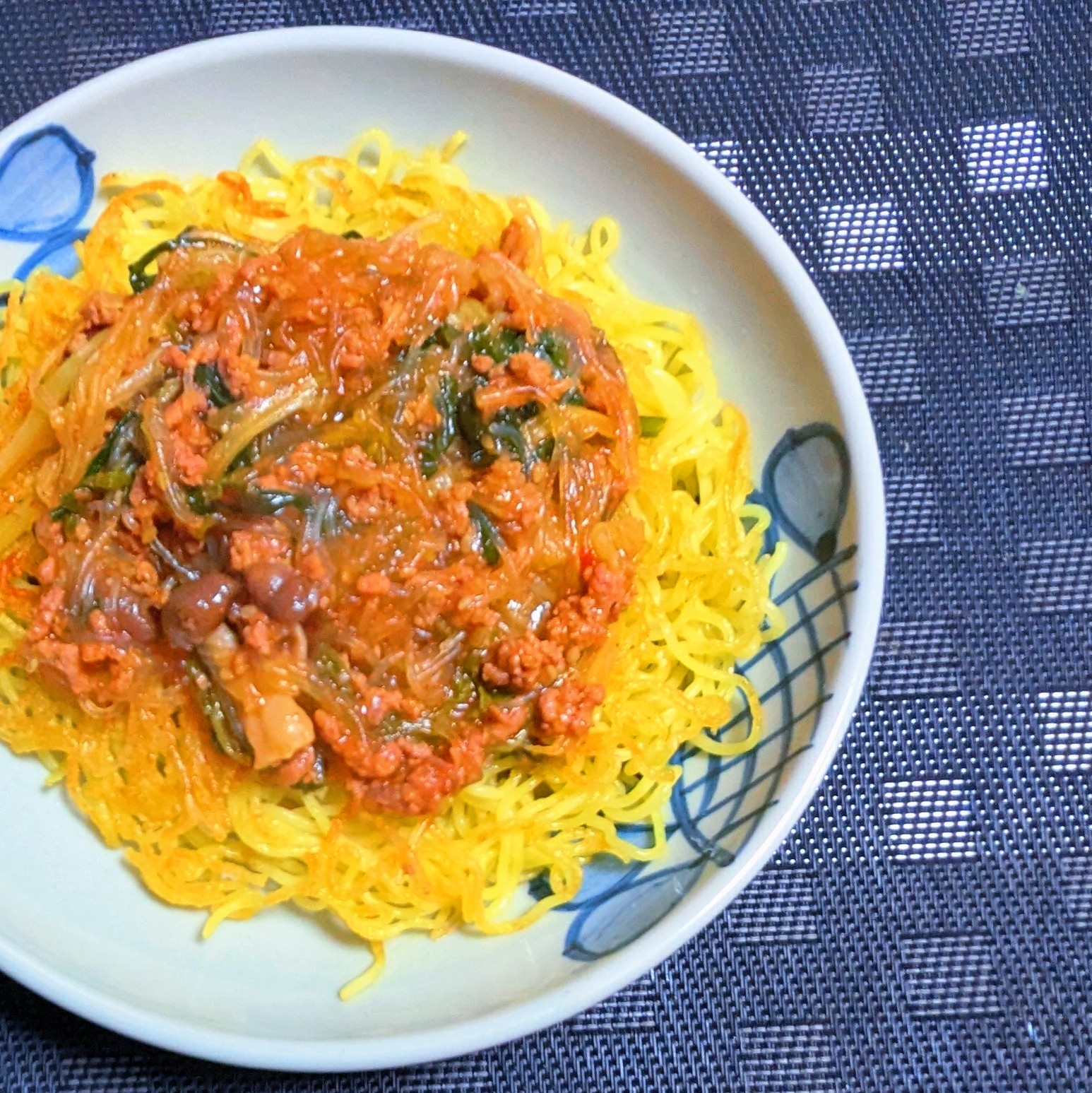麻婆白菜のかた焼きそば