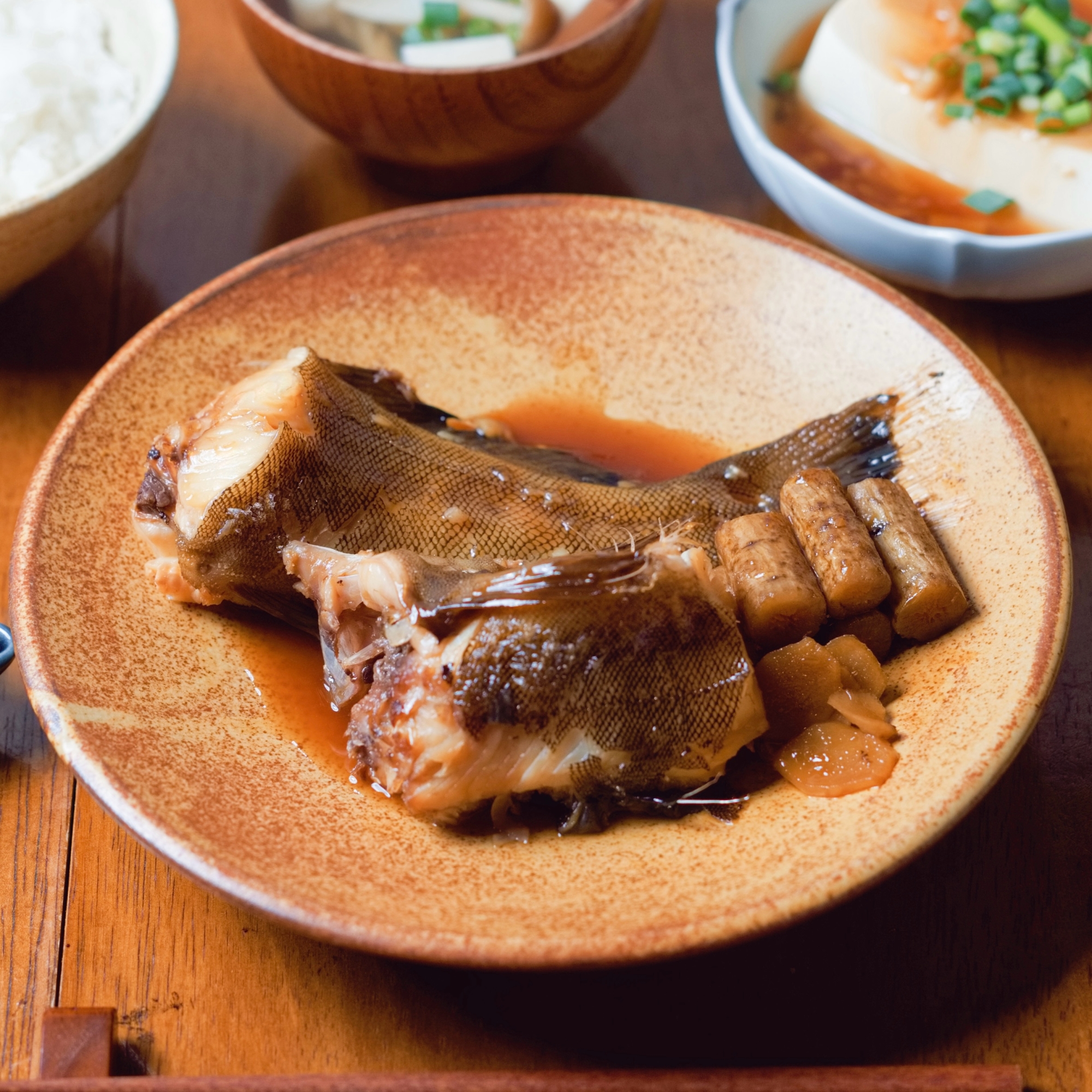 あいなめの煮つけ【和食・主菜】
