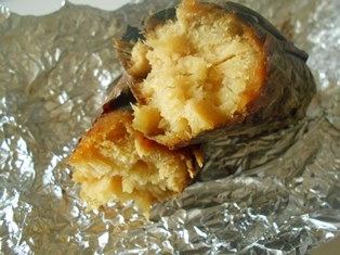 魚焼きグリルでほくほく焼き芋