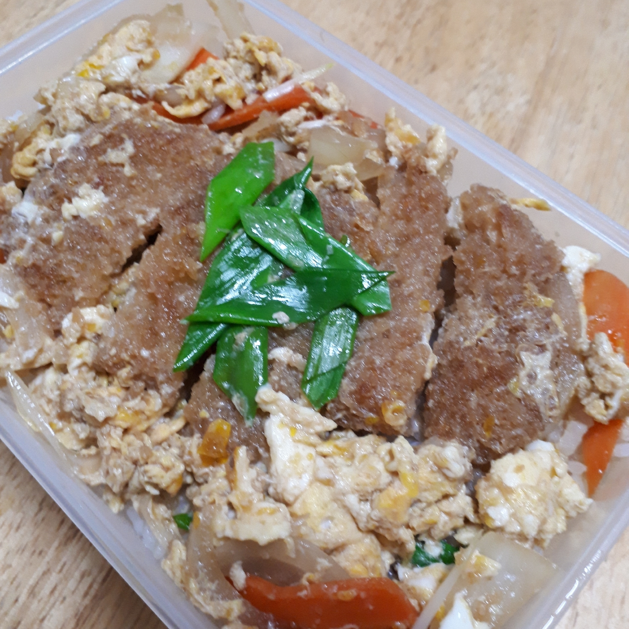 簡単！時短！カツ丼弁当