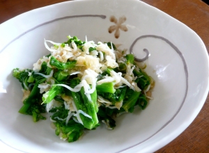 旬の菜の花でサッパリ和え物