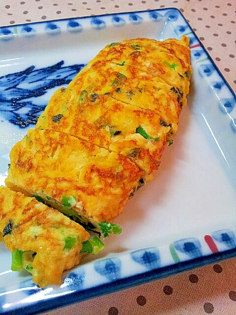 ✿ねぎと海苔の卵焼き❤