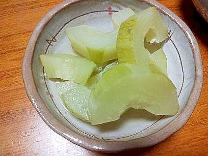 白瓜の　煮物