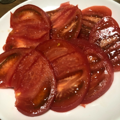 トマトの韓国ドレッシング風
