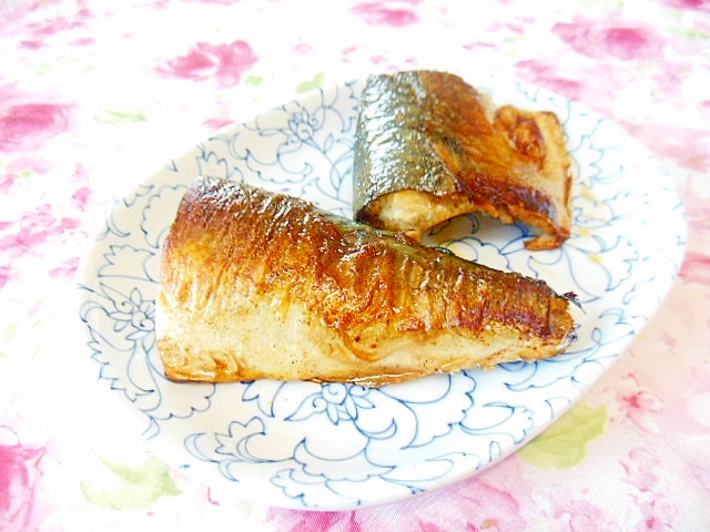 ちょっと洋風 鯖のめんつゆバター焼き レシピ 作り方 By 小太郎１２１２ 楽天レシピ