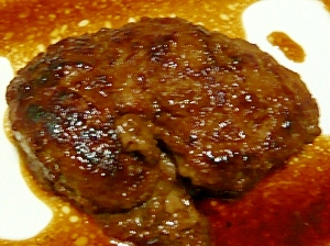 柚子こしょう風味の照り焼きハンバーグ