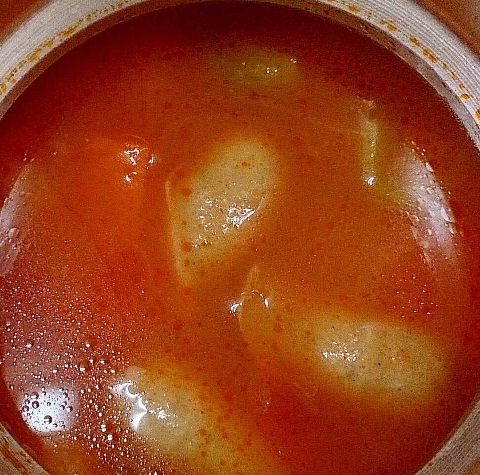 トマト缶を使って簡単スープ