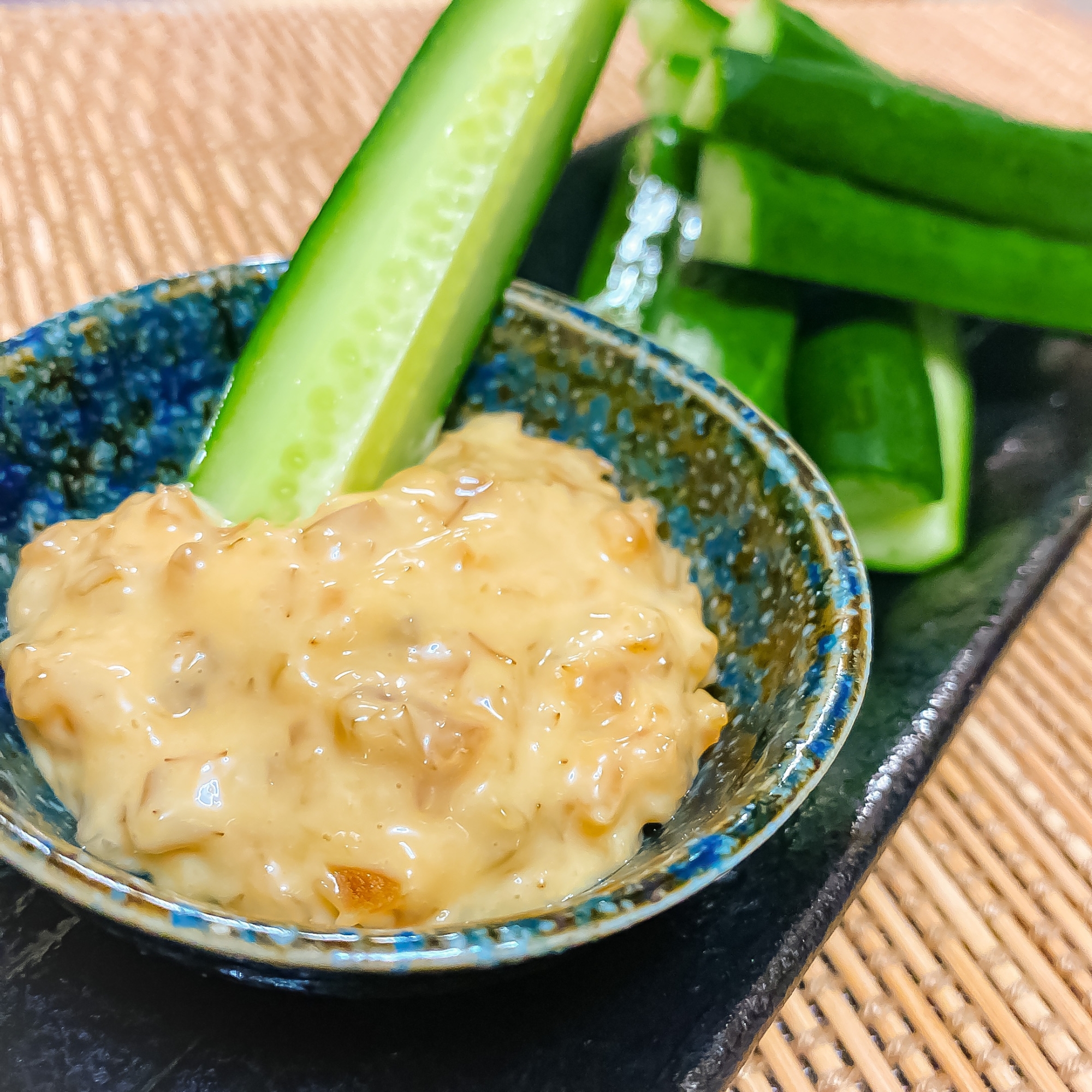 お手軽おつまみ♪奈良漬味噌ディップで野菜スティック