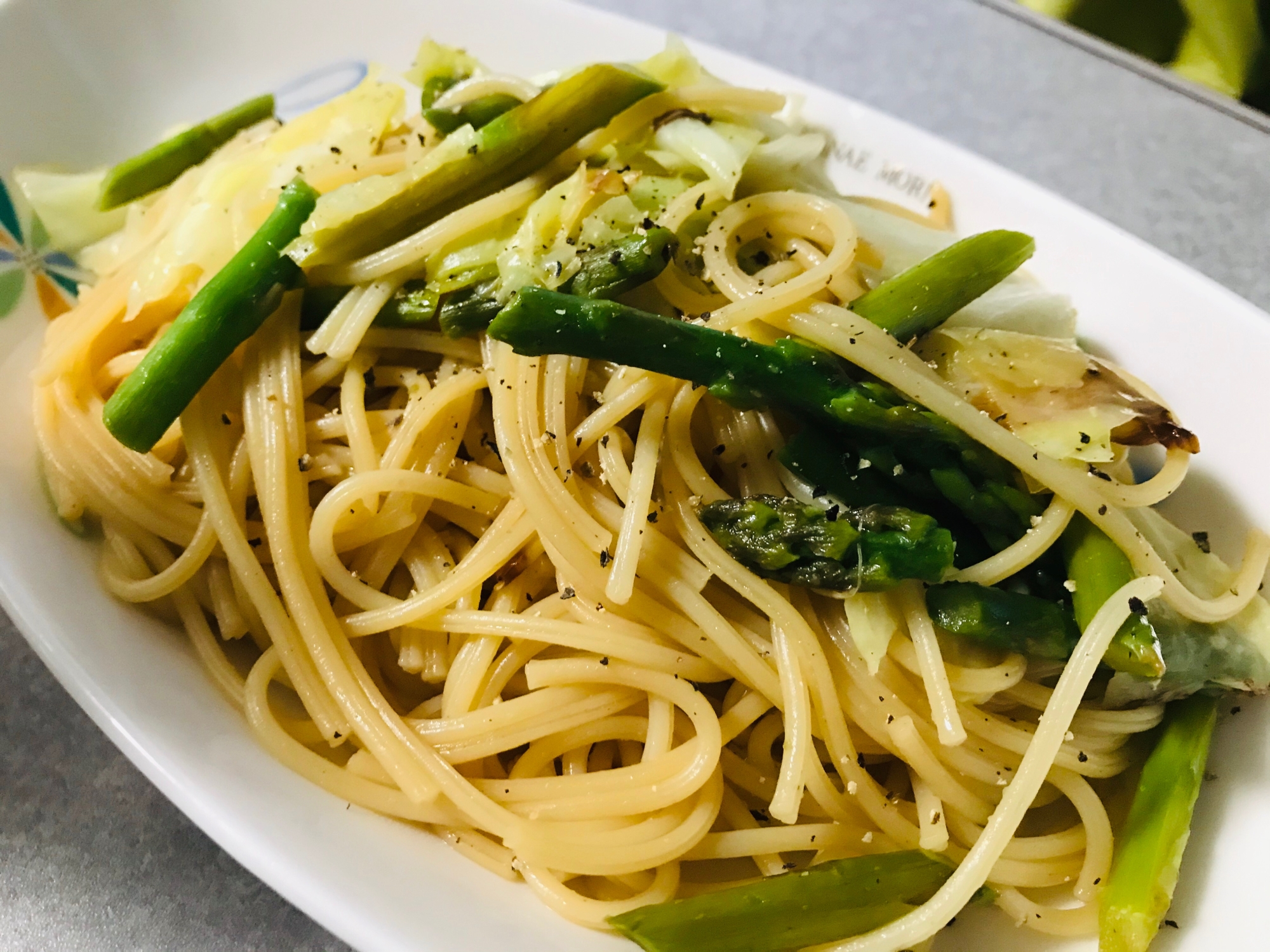 春キャベツとアスパラの柚子胡椒パスタ レシピ 作り方 By Seal S 楽天レシピ