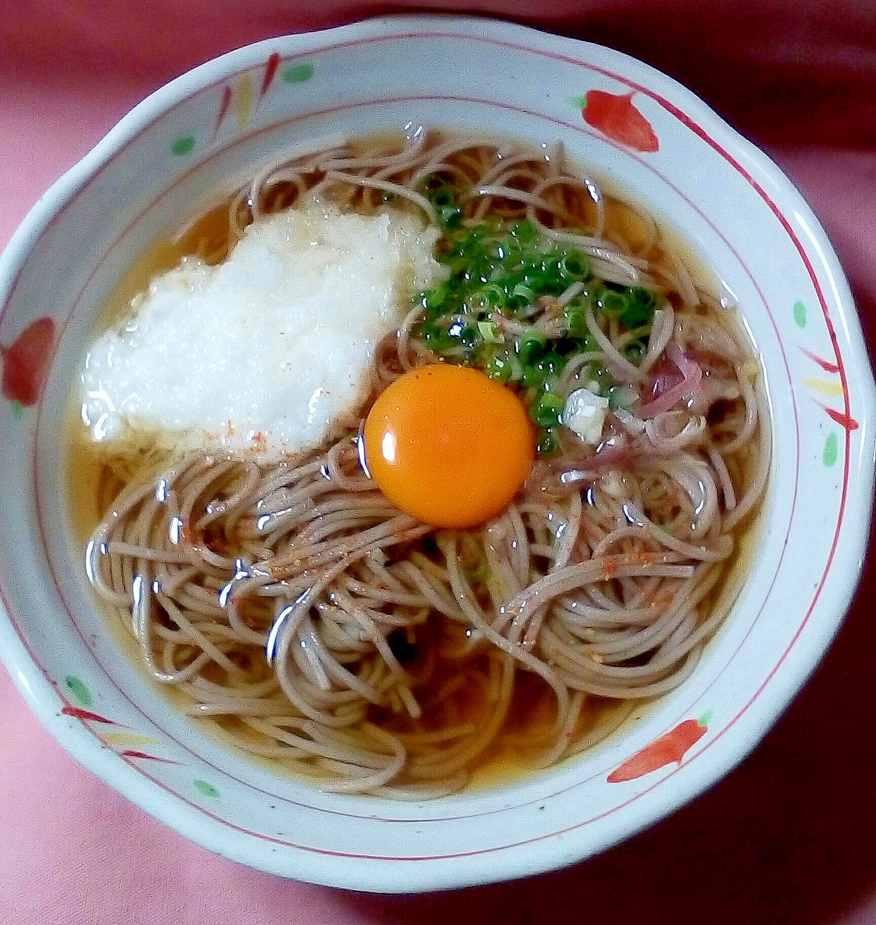 月見とろろ蕎麦