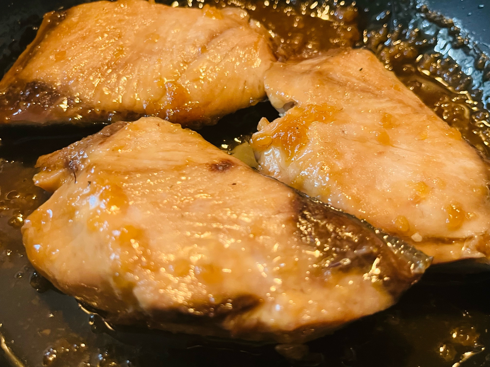 醤油麹で·͜· ᕷブリの照り煮