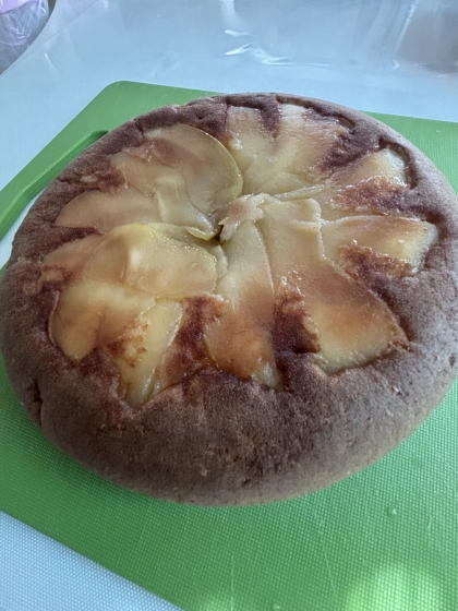 炊飯器＆ホットケーキミックス♪簡単りんごケーキ♪