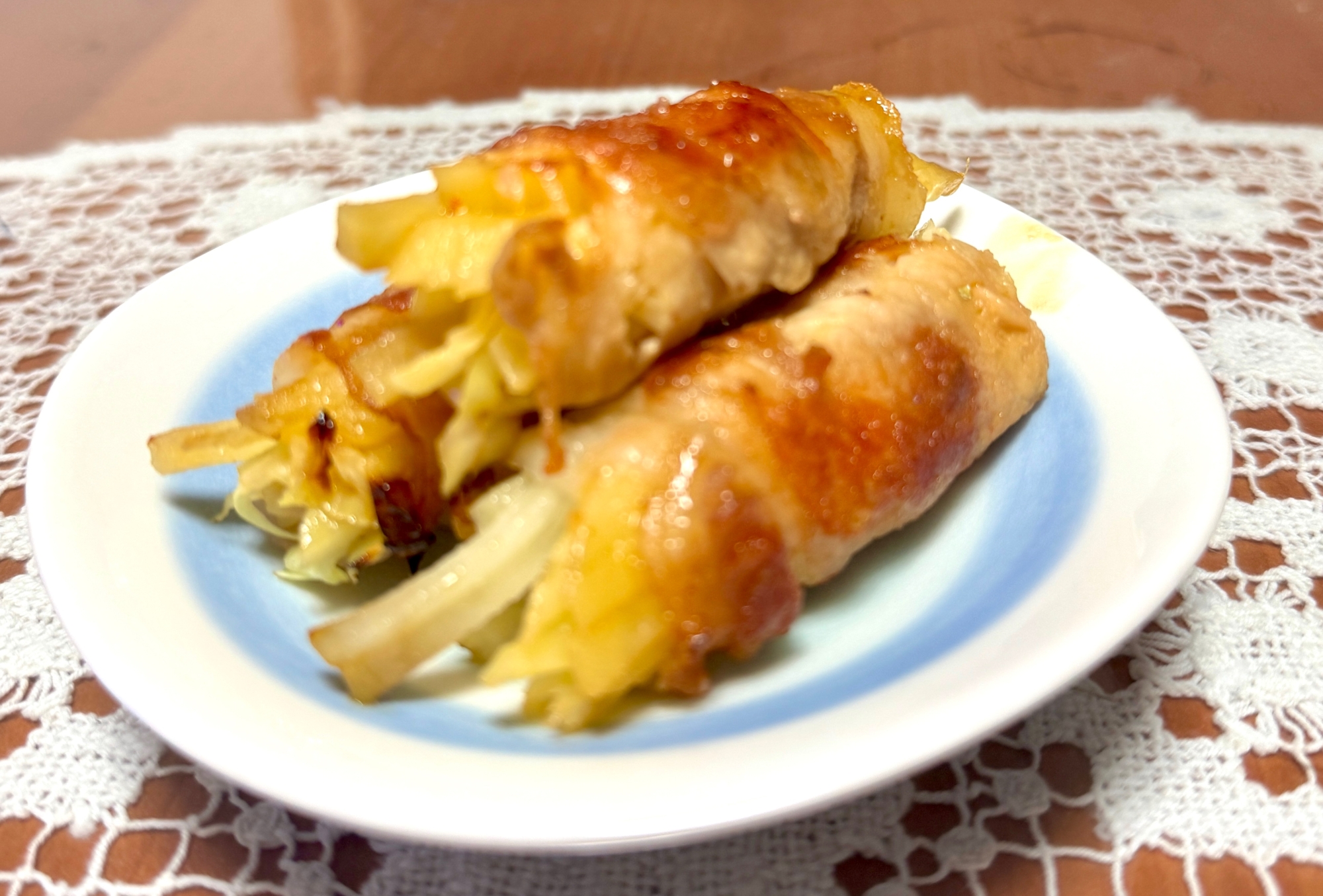 お弁当に❗️じゃがいもとキャベツの☆豚肉巻き