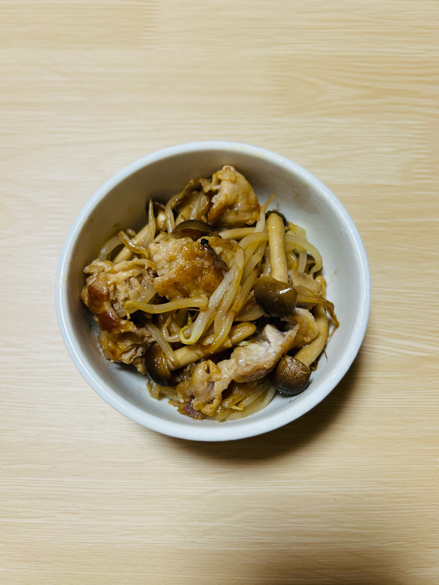 豚肉♡もやし・しめじ・すき焼きのタレ