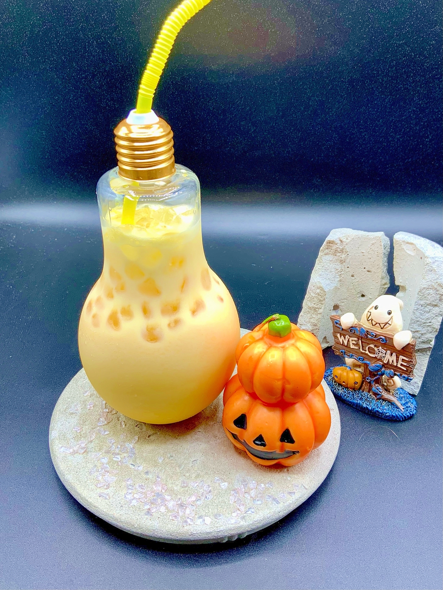 ハロウィンにいかが？！簡単かぼちゃのラッシー