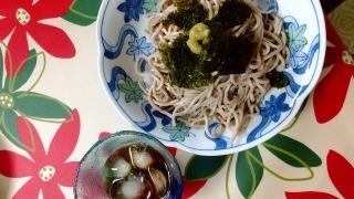 電子レンジで★ランチにざるそば